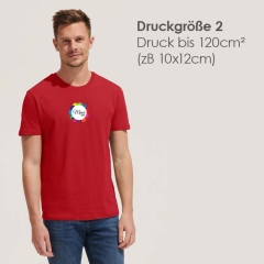 Druck auf 10 Textilien - Druckgröße 2